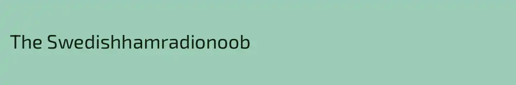 The Swedishhamradionoob